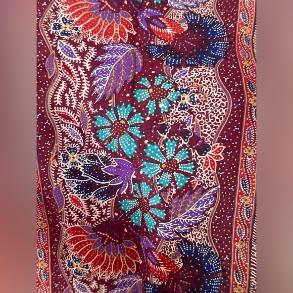 Liz Claiborne Scarf 7”x52” Likely Silk - Picture 3 of 6